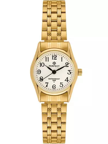 Zegarek PERFECT R02-12 Gold Metal Damski 1