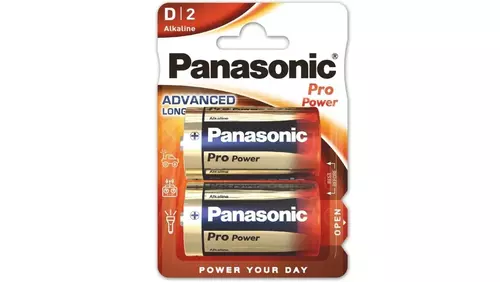Bateria alkaliczna Panasonic LR20 Pro Power- blister pak. po 2 szt. 1