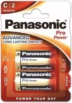 Bateria alkaliczna Panasonic LR14 Pro Power- blister pak. po 2 szt. 1