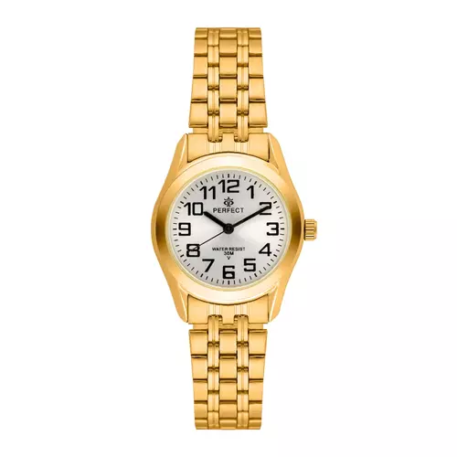 Zegarek PERFECT R01-12 Gold Metal Damski 1