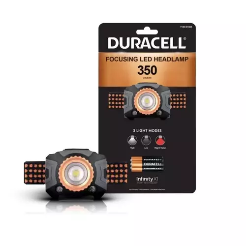 Latarka Duracell 7180 czołowa 350 lumenów 1