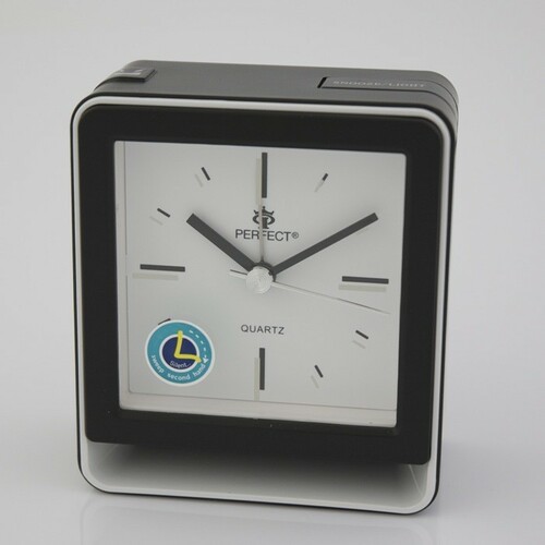 Budzik Kwarcowy Perfect T0901 S CZARNY 1
