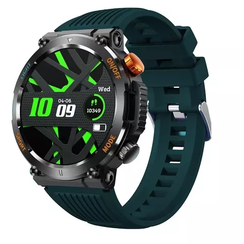 Smartwatch Hagen HB46 czarny pasek niebieski 1