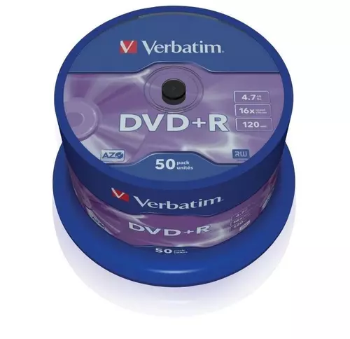 Płyta Verbatim DVD+R 4.7GB 43550 Cake 50 1