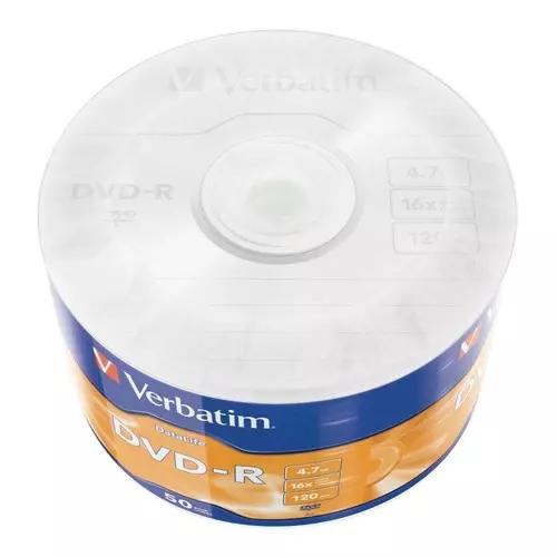 Płyta Verbatim DVD-R 4.7GB 50P 43791 1