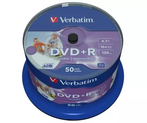Płyta Verbatim DVD+R 4.7GB Printable Cake 43512 1