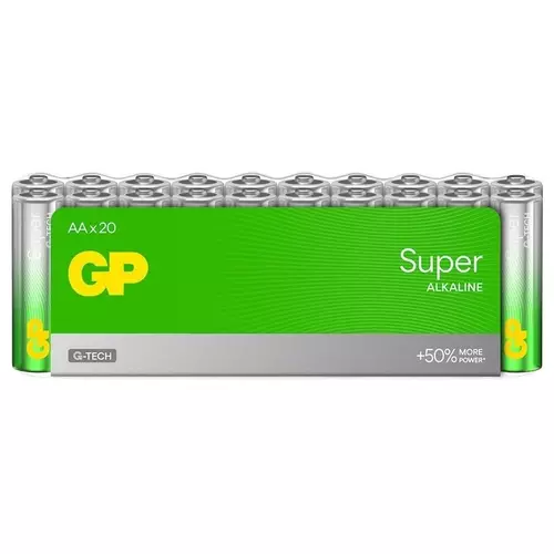 Bateria GP LR6 Super Alkaline /S20/ Shrink 1