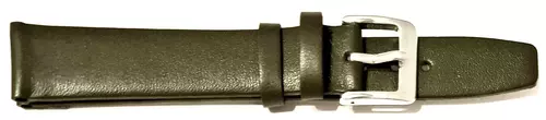 Pasek Chermond A132 OLIWKOWA ZIELEŃ KLAMRA SREBRNA 16MM 1
