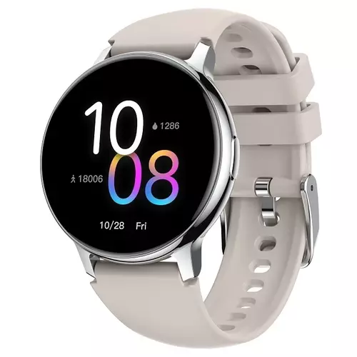 Smartwatch Hagen HB37 srebrny szary silikon 1