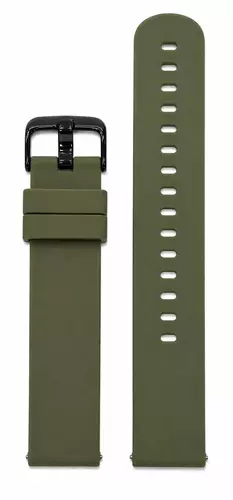 Pasek Chermond A301R Silikon 24mm zieleń khaki 1
