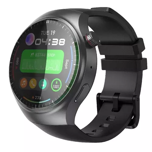 Smartwatch Hagen HK4 Android+sim czarny czarny silikon 1
