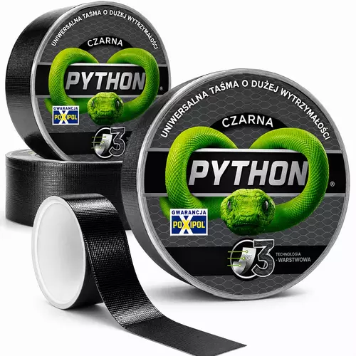 Taśma Python czarna 48mm x 9m 1