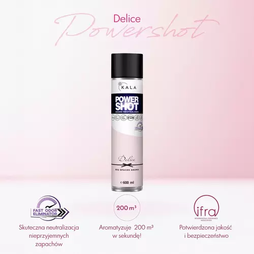 POWER SHOT 600ML SPRAY DELICE 1
