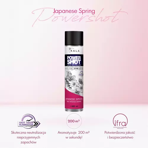 POWER SHOT 600ML SPRAY JAPANES SPRING 1