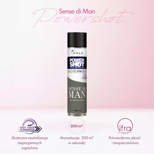 POWER SHOT 600ML SPRAY SENSE DI MAN 1