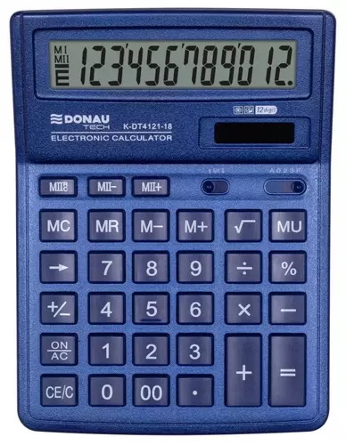 Kalkulator Donau Tech K-DT4121 granatowy 1