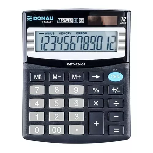 Kalkulator Donau Tech K-DT4124 czarny 1