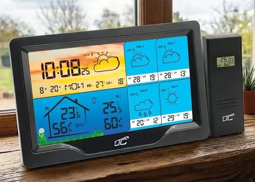Stacja pogodowa LTC SMART z kolorowym wyświetlaczem czarna 1