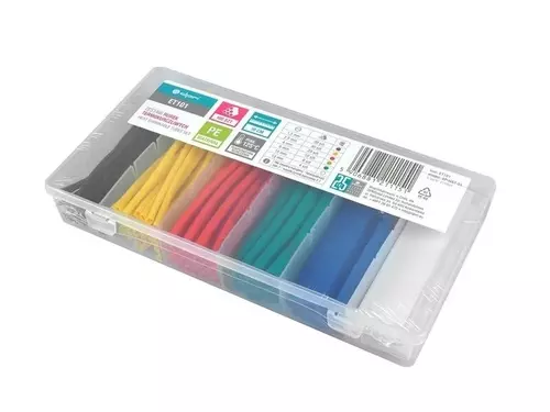 Zestaw rurek termokurczliwych mix kolor 10cm , 100szt 1