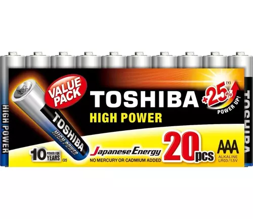 Bateria Toshiba LR3 High Power Multipak S20 1