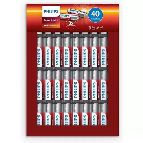 Bateria Philips LR6 40PK Power Alkaline 1