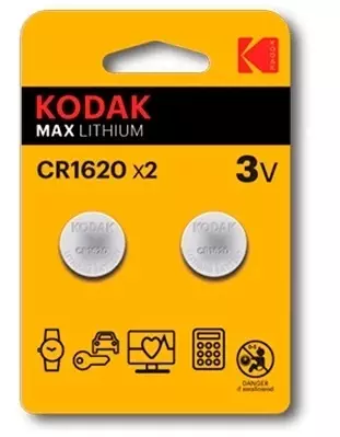 Bateria Kodak Max CR1620 Blister 2 szt. 1