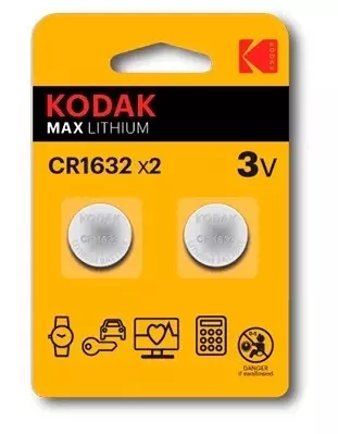 Bateria Kodak Max CR1632- Blister 2 szt. 1