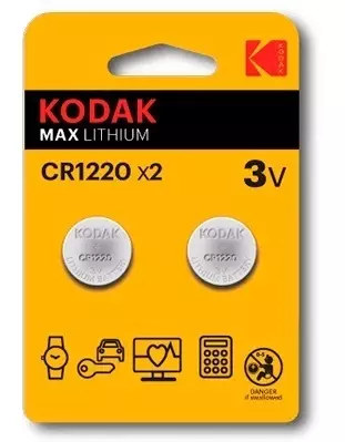 Bateria Kodak Max CR1220 Blister 2 szt. 1