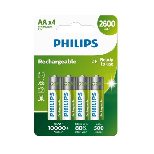 Akumulator Philips 2600mAh - blister 4szt. 1