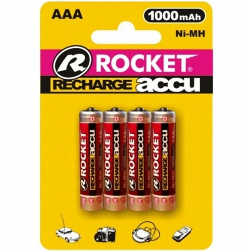 Akumulator Rocket R 3 1000 mAh - Blister 4 szt. 1