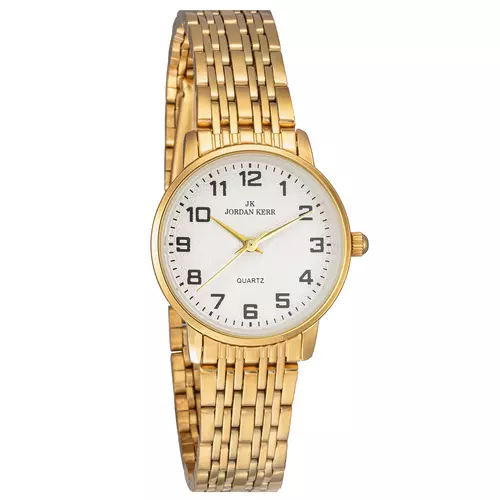 Zegarek JORDAN KEER L1060 IPG TARCZA CYFRA WSKAZÓWKI GOLD 1