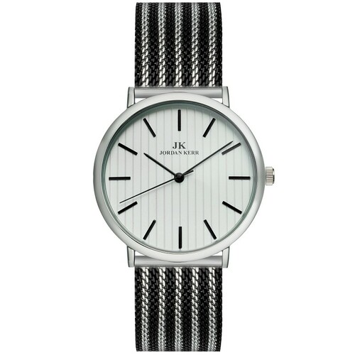 Zegarek Jordan Kerr C4014 IPS TARCZA SREBRNA INDEX SILVER 1