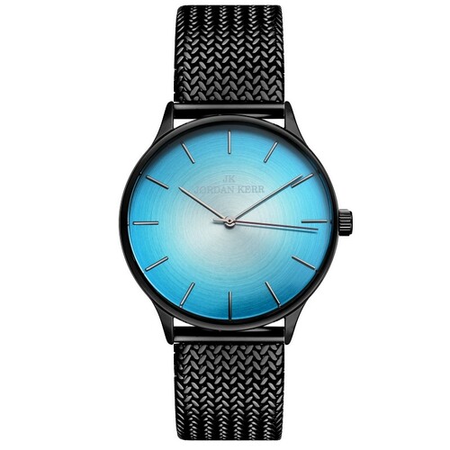 Zegarek Jordan Kerr G3014 IPBlack TARCZA BLUE 1