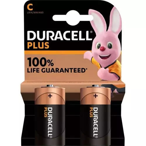 Bateria alkaliczna Duracell LR14 BASE PLUS POWER Blister 2 szt. 1