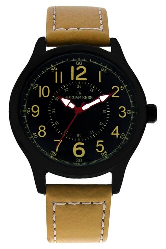 Zegarek Jordan Kerr PT- 11720 IPS JASNO BRĄZOWY PASEK 1