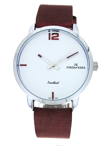 Zegarek Jordan Kerr 16379 IPS PASEK BORDO 1