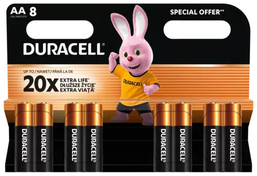 Bateria alkaliczna Duracell LR6 - blister 8 szt. 1