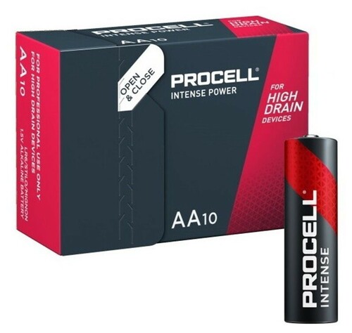 Bateria alkaliczna LR6 Procell Intense- Pudełko 10 szt. 1