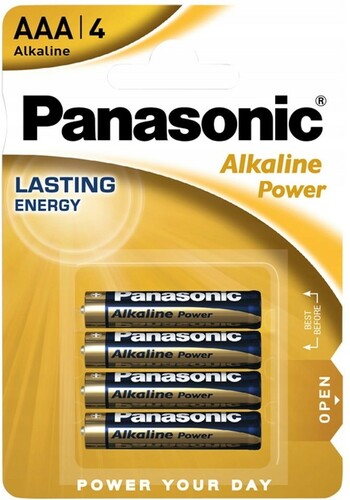 Bateria alkaliczna Panasonic LR3 AAA Bronze - blister pak. po 4 szt. 1