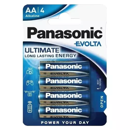 Bateria alkaliczna Panasonic LR6 AA EVOLTA - blister pak. po 4 szt. 1