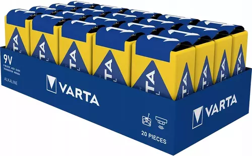 Bateria alkaliczna Varta 9V 6LR61 Industrial Pro - 20szt w folii. 1