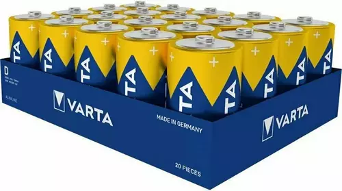 Bateria alkaliczna Varta LR20 industrial - 20szt w folii. 1