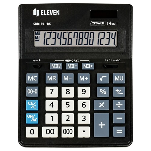 Kalkulator ELEVEN CDB1401-BK 1