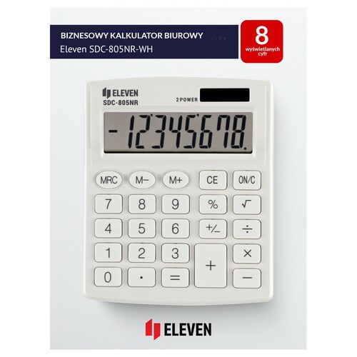 Kalkulator ELEVEN SDC 805NRWHE 1