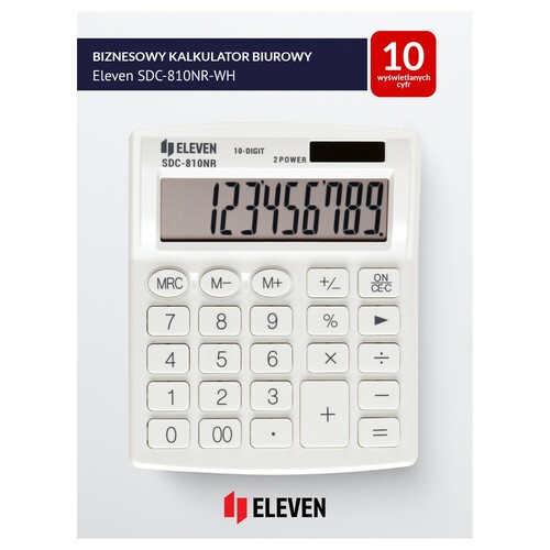 Kalkulator ELEVEN SDC 810NRWHE 1