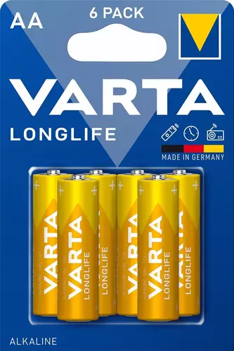 Bateria alkaliczna Varta LR6 LONGLIFE - blister 6 szt. 1