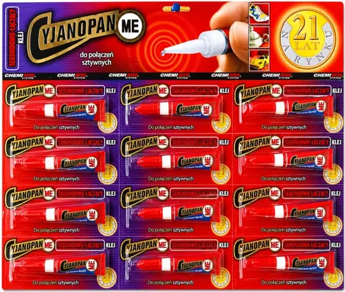 Klej Cyjanopan ME sztywne 2g 1