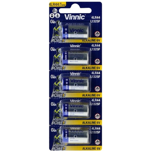 Bateria Alkaliczna Vinnic 1325 (4LR44) 6V - Blister 5 szt. 1