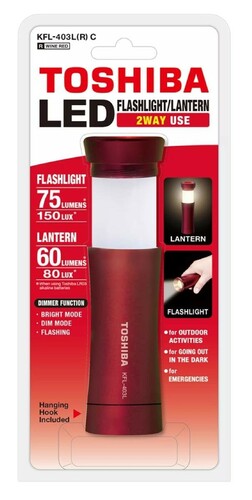 Latarka Toshiba LED KFL-403L czerwona 1