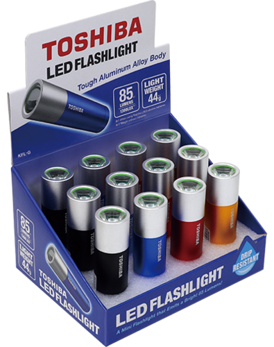 Latarka Toshiba Mini Led 85 lumenów mix kolorów 1